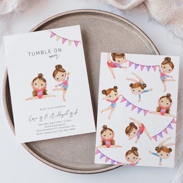Gemeinsame Gymnastik Einladung zum Geburtstag (Von Creator hochgeladen)