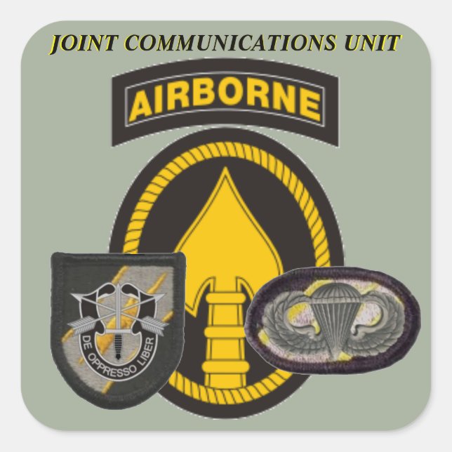 GEMEINSAME KOMMUNIKATIONSEINHEITEN USSOC STICKERS (Vorderseite)