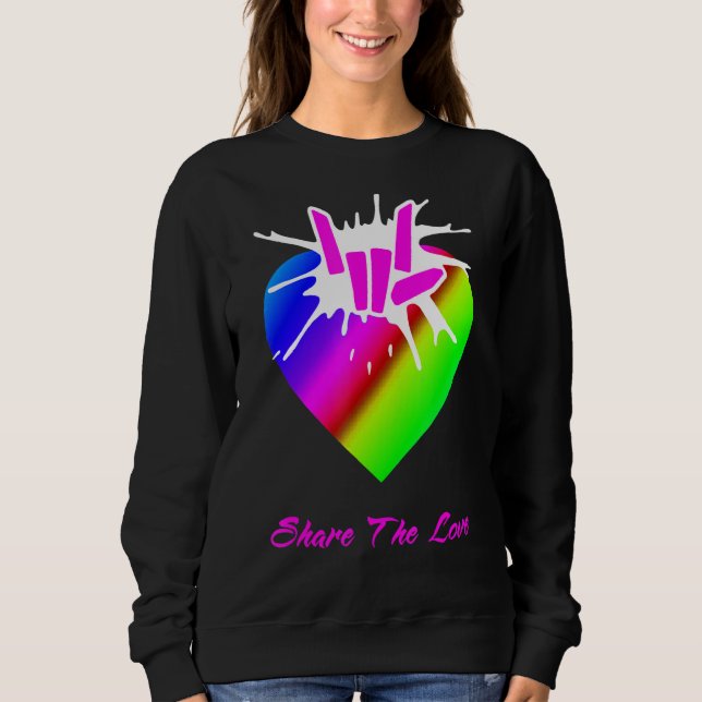 Gemeinsame Liebe für Jungen und Mädchen Sweatshirt (Vorderseite)