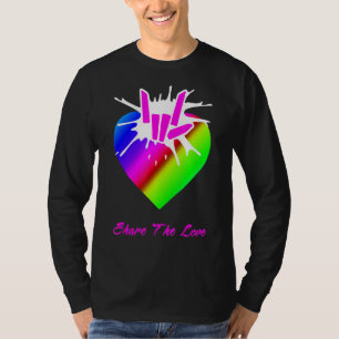 Gemeinsame Liebe für Jungen und Mädchen T-Shirt