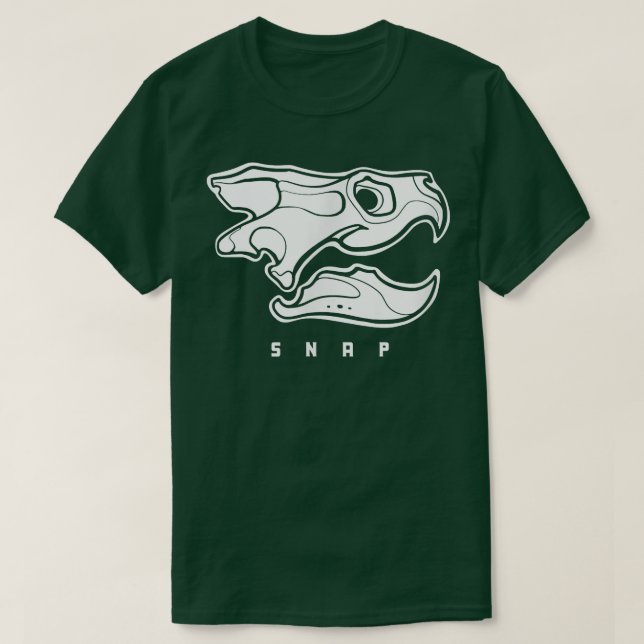 Gemeinsame Schnappschildkröte, Seitenansicht  T-Shirt (Design vorne)