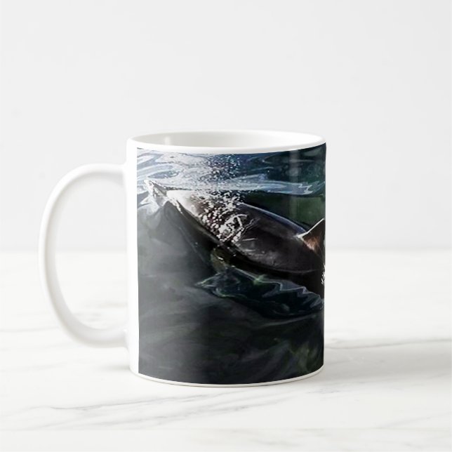 Gemeinsame Tasse von Dolphin Mum und Baby (Links)
