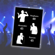 Gemeinsames Geburtstagtriple den Spaß Minimalistis