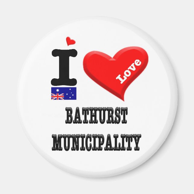 GEMEINSCHAFT BATHURST I LIEBE MAGNET (Vorne)