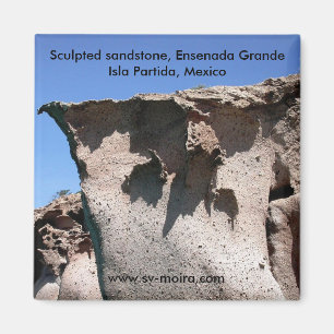 Gemeißelter Sandstein, Ensenada groß Magnet