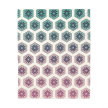 Gemetrisches Blumenmuster - Design - Pop Pastell