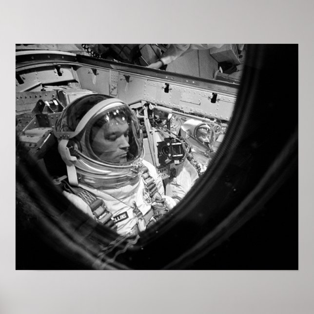 Gemini 10 Astronauten an Bord Poster (Vorne)