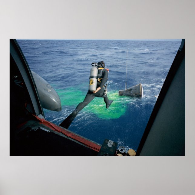 Gemini 12 Splashdown & Erholung Poster (Vorne)