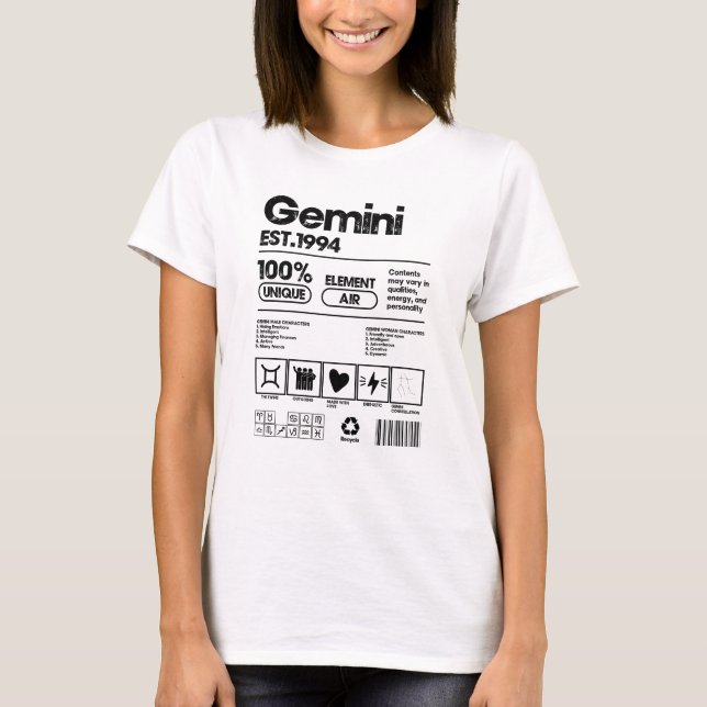 Gemini 1994 T-Shirt (Vorderseite)
