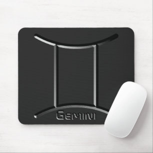 GEMINI, Abstract Design of the Zodiac Sign, Mousepad