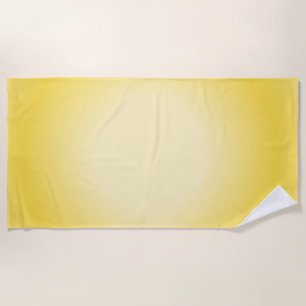 Gemini Aura Gradient, Gemini Zodiac, Gelbe Aura Strandtuch