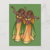 Gemini Belly Dancers Zodiac Bellydance Kunst, Dich