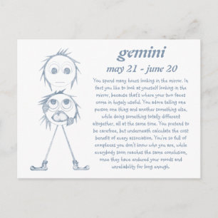Gemini [ - BitchScope - ] Carte postale
