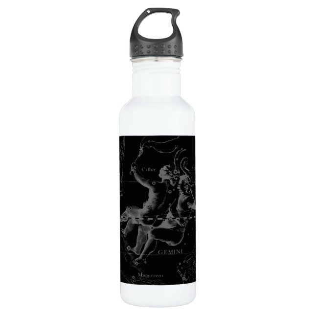 Gemini Constellation Hevelius 1690 Mai12-Juni20 Trinkflasche (Vorderseite)