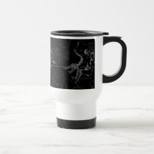 Gemini Constellation Karte Hevelius 1690 auf Schwa Reisebecher