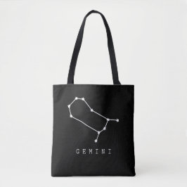 Gemini Constellation Zodiac Sign Tote Bag Tasche