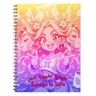 Gemini Cosmic Muse Anime Photo Journal