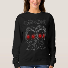 Gemini Dark Astrology | Minimal Occult Zodiac Sweatshirt