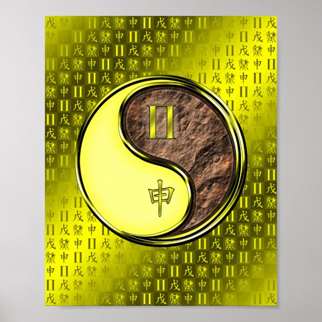 Gemini & Earth Monkey Poster (Vorne)