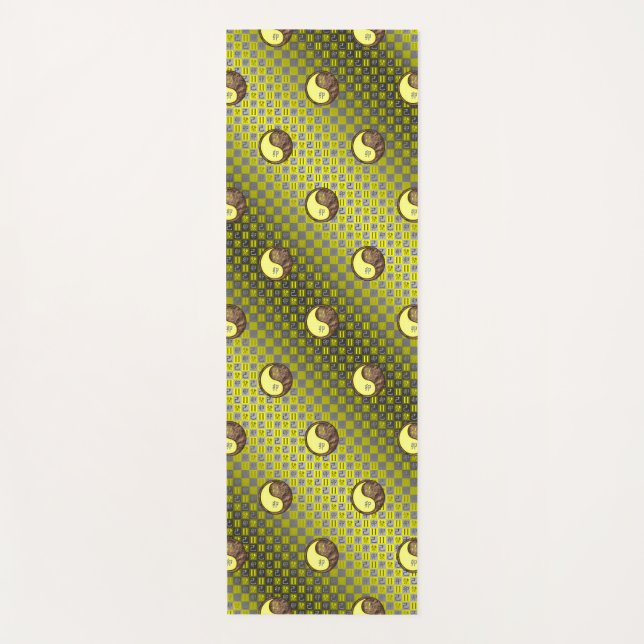 Gemini & Earth Rabbit Yogamatte (Vorderseite)