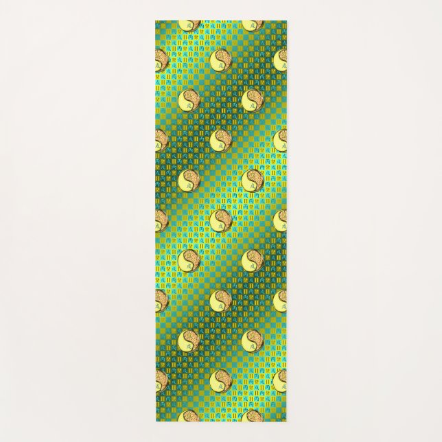 Gemini & Fire Dog Yogamatte (Vorderseite)