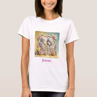 Gemini - Frühjahrserwachen Zodiac-T-Shirt T-Shirt