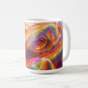 Gemini generiertes kaskadierendes durchsichtiges R Kaffeetasse