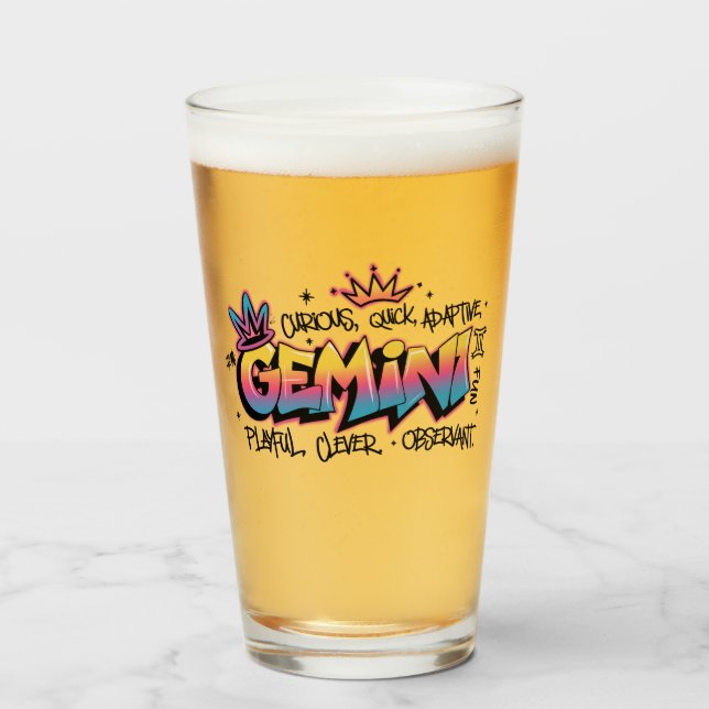 Gemini Glas (Vorne (Gefüllt))