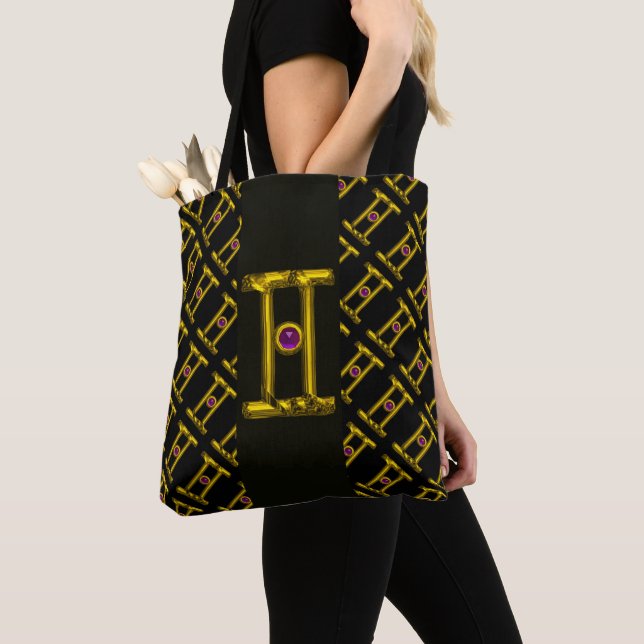 GEMINI GOLD ZODIAC BIRTHDAY SIGN JEWEL TASCHE (Von Nahem)