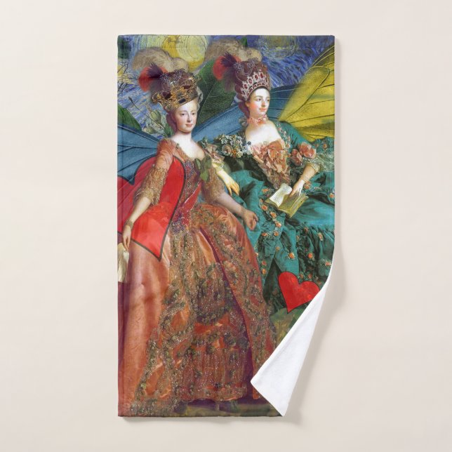 Gemini gothique classique femme papillon Whimsical (Serviette à main)