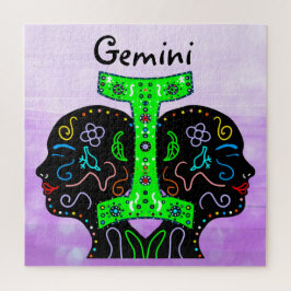 Gemini Handgezeichnetes Horoskop Zeichen