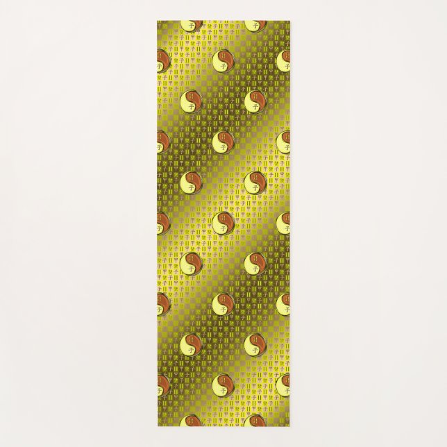 Gemini & Holz Rat Yogamatte (Vorderseite)