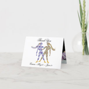 Gemini Impressionniste Peinture Style & Or Merci Y