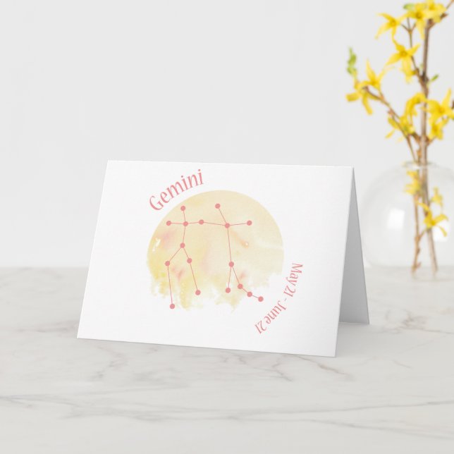 Gemini Karte (Gelbe Blume)