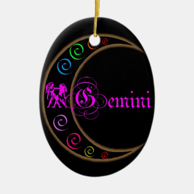 Gemini Keramik Ornament (Vorne)