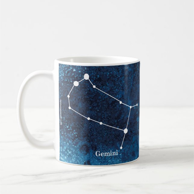 Gemini/leth-aon (schottisch-gälisch) kaffeetasse (Links)