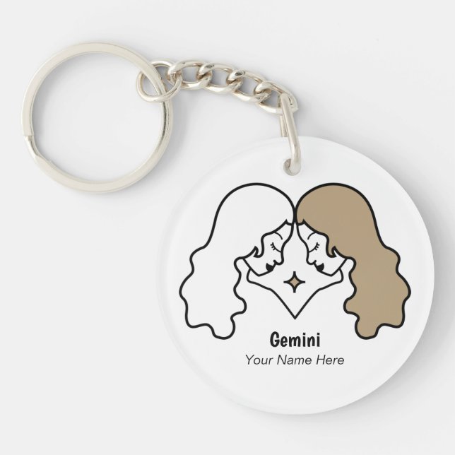Gemini l'horoscope zodiaque anniversaire jumeaux (Devant)