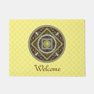 Gemini Mandala Doormat Fußmatte
