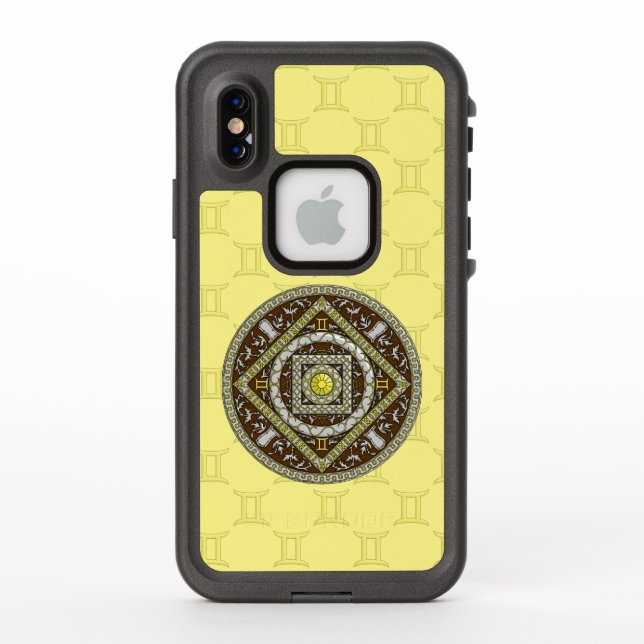 Gemini Mandala Lifeproof Fall (Rückseite)