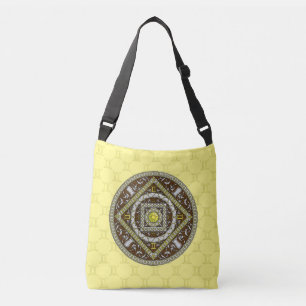 Gemini Mandala Mehrdruck-Tasche Tragetaschen Mit Langen Trägern