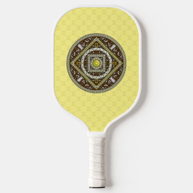 Gemini Mandala Pickleball Schläger (Vorderseite)