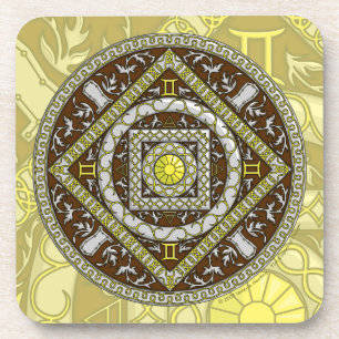 Gemini Mandala Untersetzer