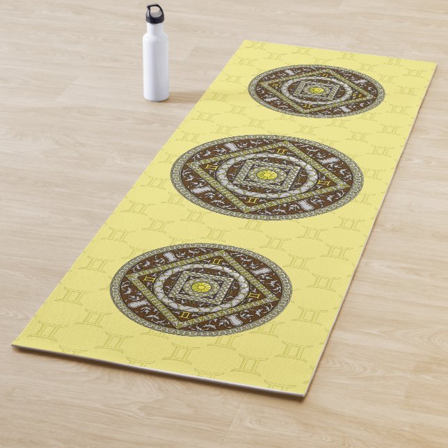 Gemini Mandala Yoga Mat Yogamatte (Beispiel)