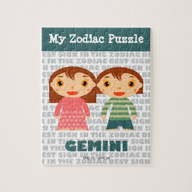 Gemini, mein Zodiapuzzle (Vertikal)
