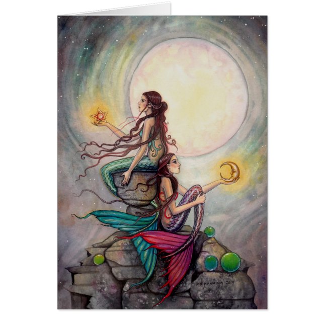 Gemini Mermaids Imaginaire Art (Devant)