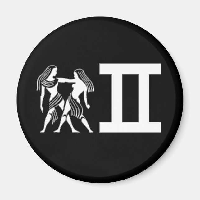 Gemini mit Symbol Magnet (Vorne)