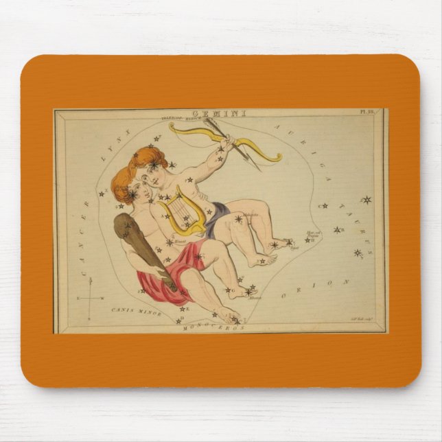 Gemini Mouse Pad Mousepad (Vorne)