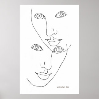 "GEMINI" par CR Sinclair Poster