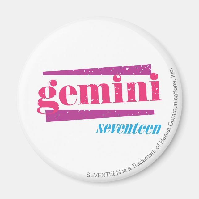 Gemini Pink Magnet (Vorne)