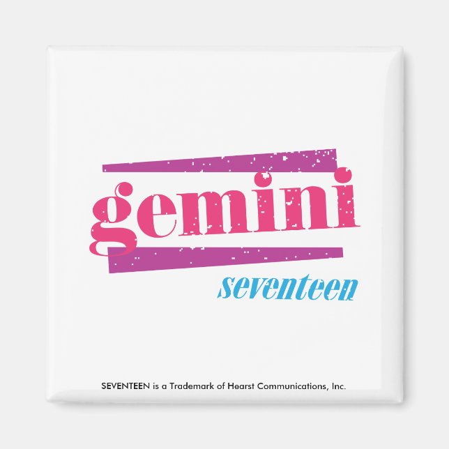 Gemini Pink Magnet (Vorne)